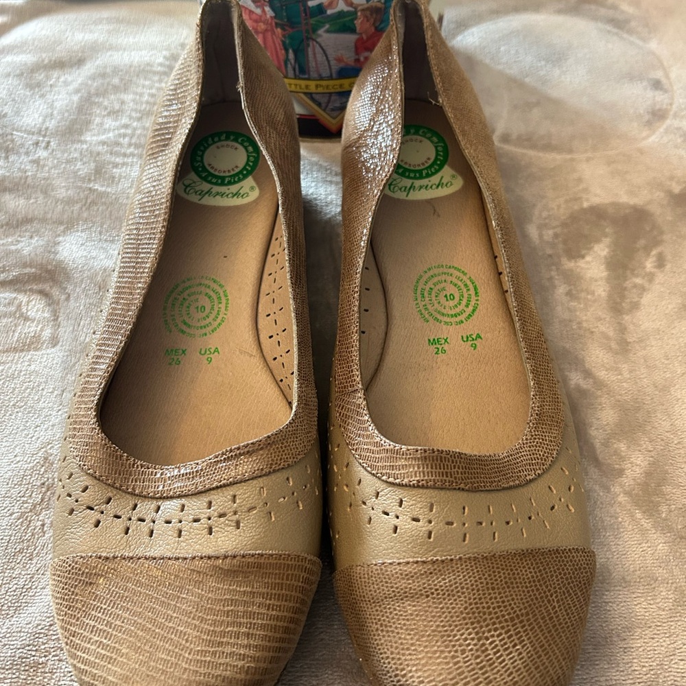 Comfort Plus Tan Women's Ballet Flats by